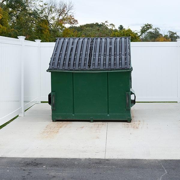 we offer temporary rentals for commercial dumpsters, ideal for construction projects or events